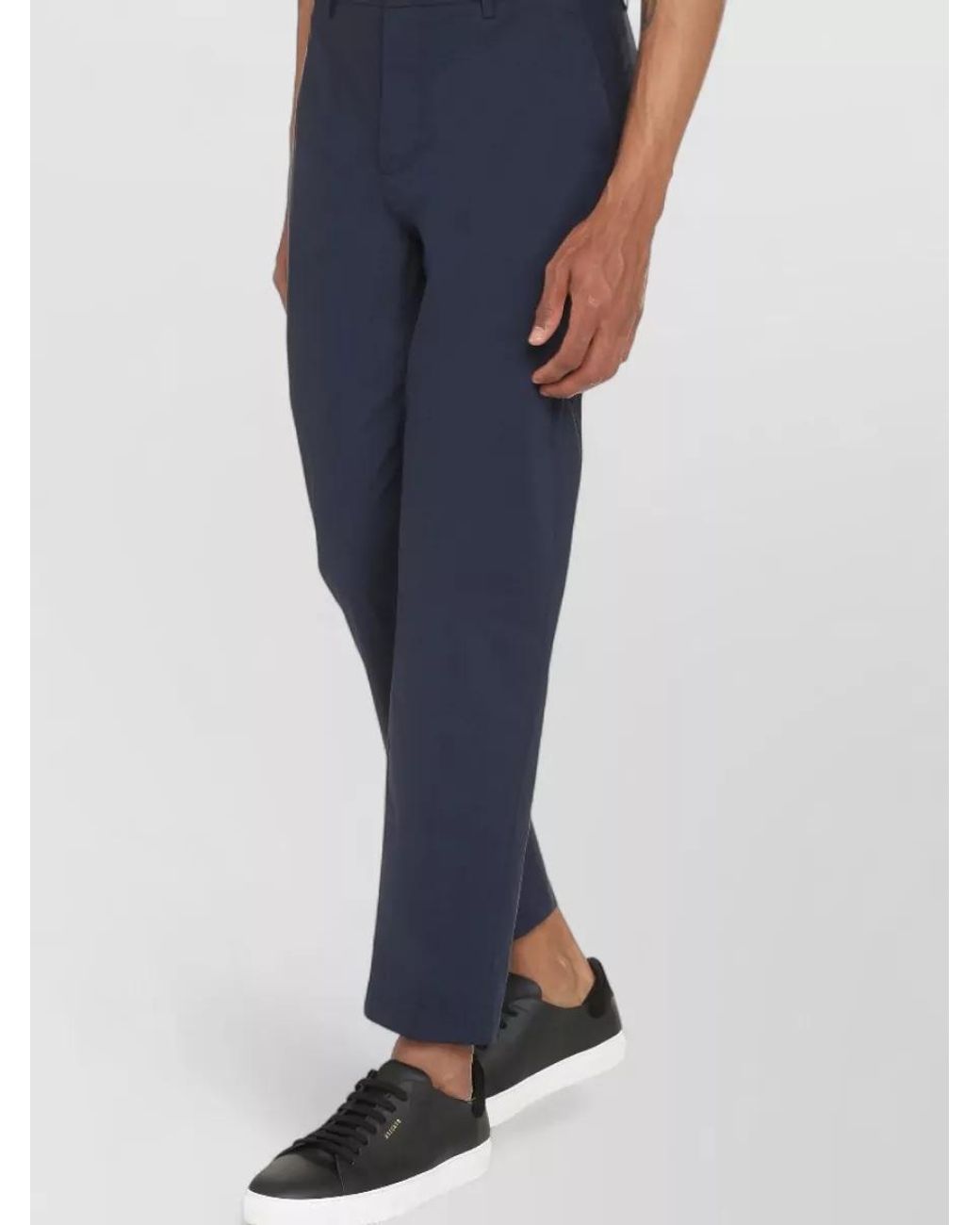 Department 5 Blue Cotton Straight-Leg Chino Trousers for men