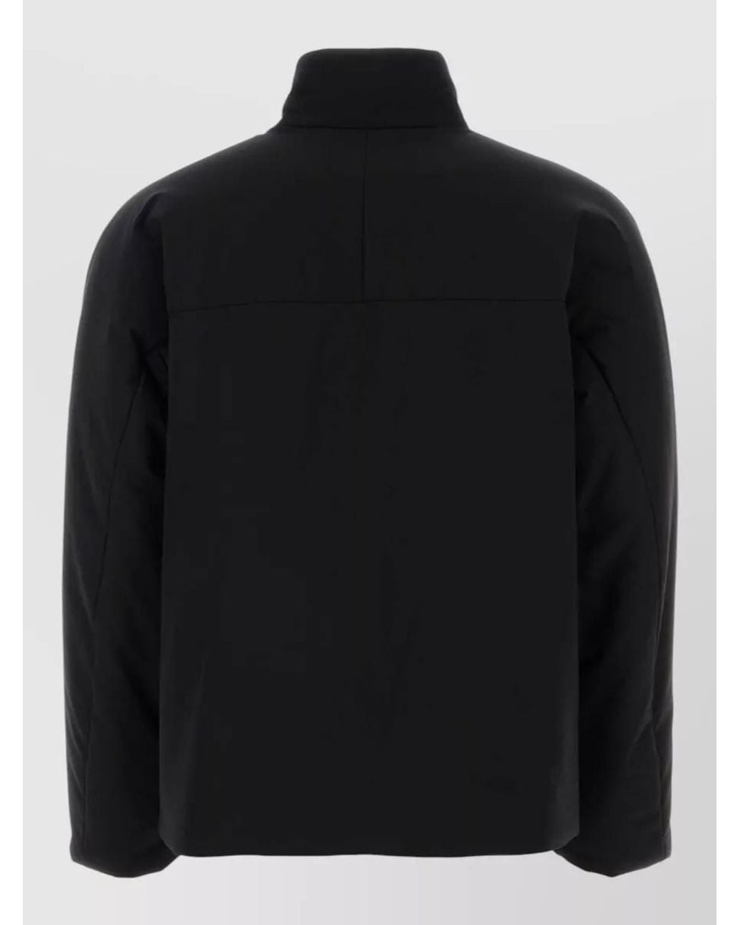 Ferragamo Black Quilted Padded Jacket for men