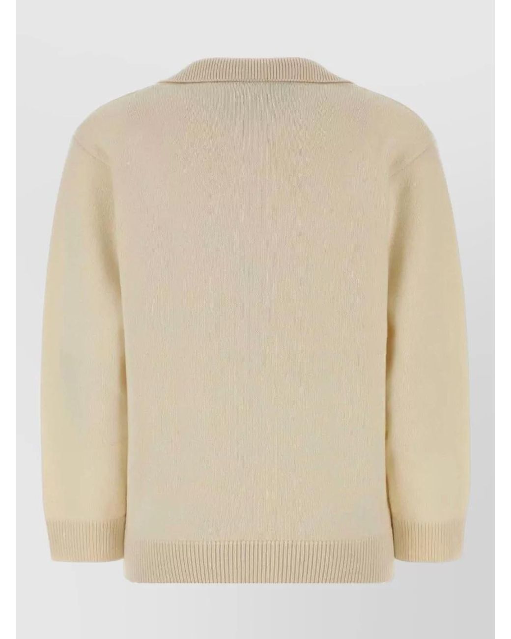 Valentino Garavani Natural Cashmere Polo Jumper