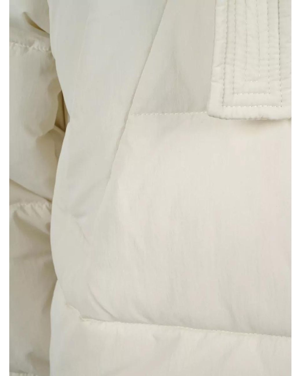 Pinko Natural Quilted Hooded Puffer Jacket