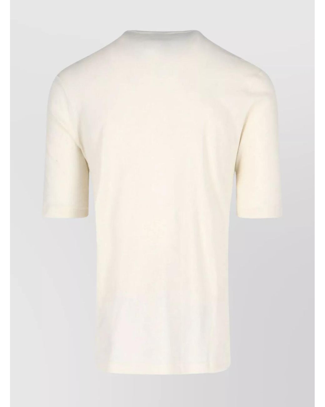 Jil Sander Natural Short Sleeve T-Shirt for men