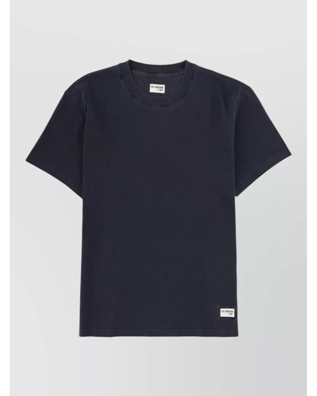 Fay Blue Regular-Fit Cotton T-Shirt for men