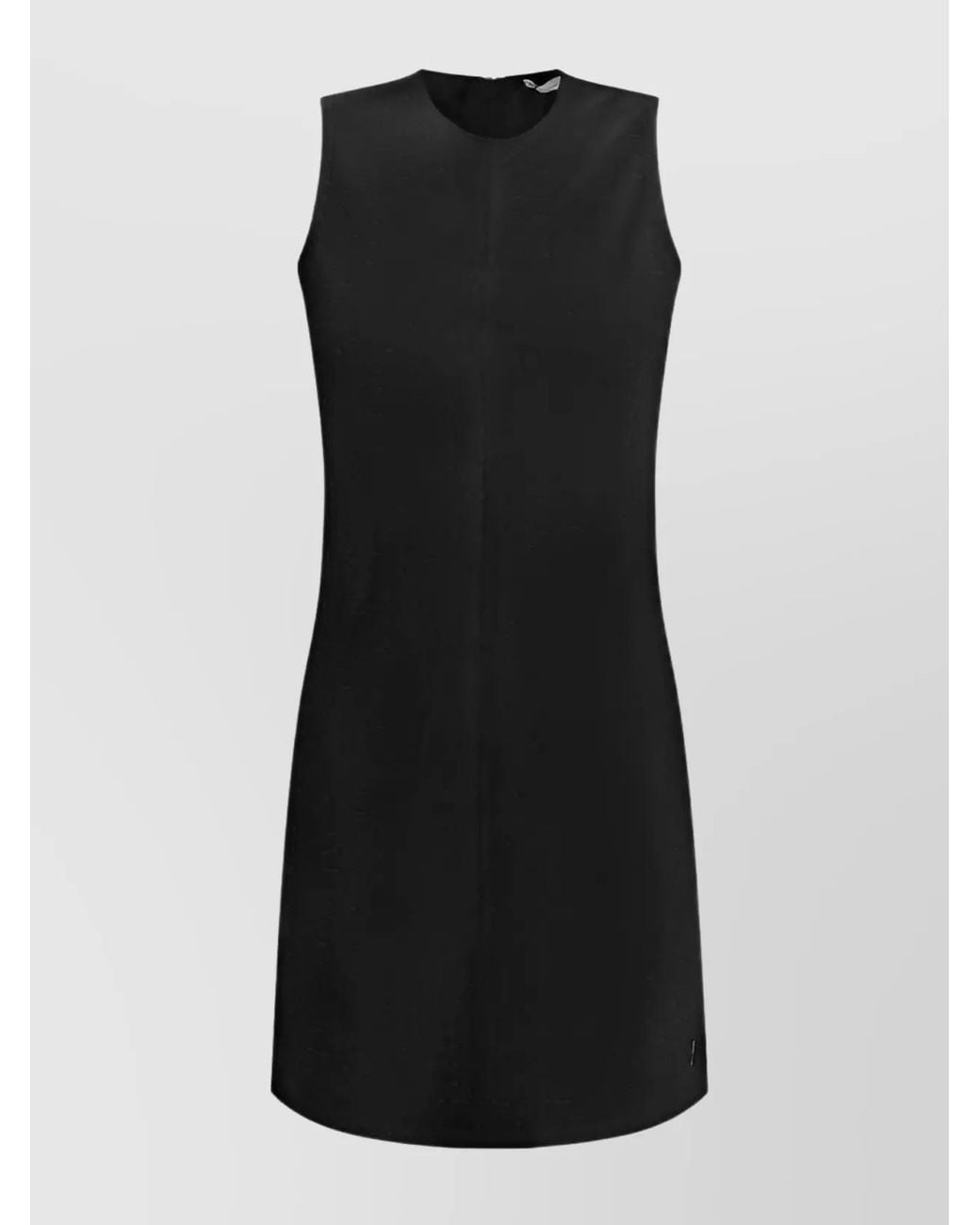 AMI Black Sleeveless Mini Dress