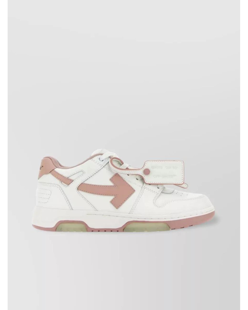Off-White c/o Virgil Abloh White Leather Out Of Office Low-Top Sneakers