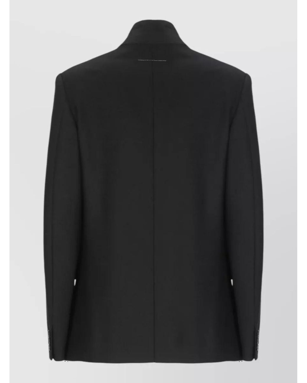 MM6 by Maison Margiela Black Single-Breasted Coat
