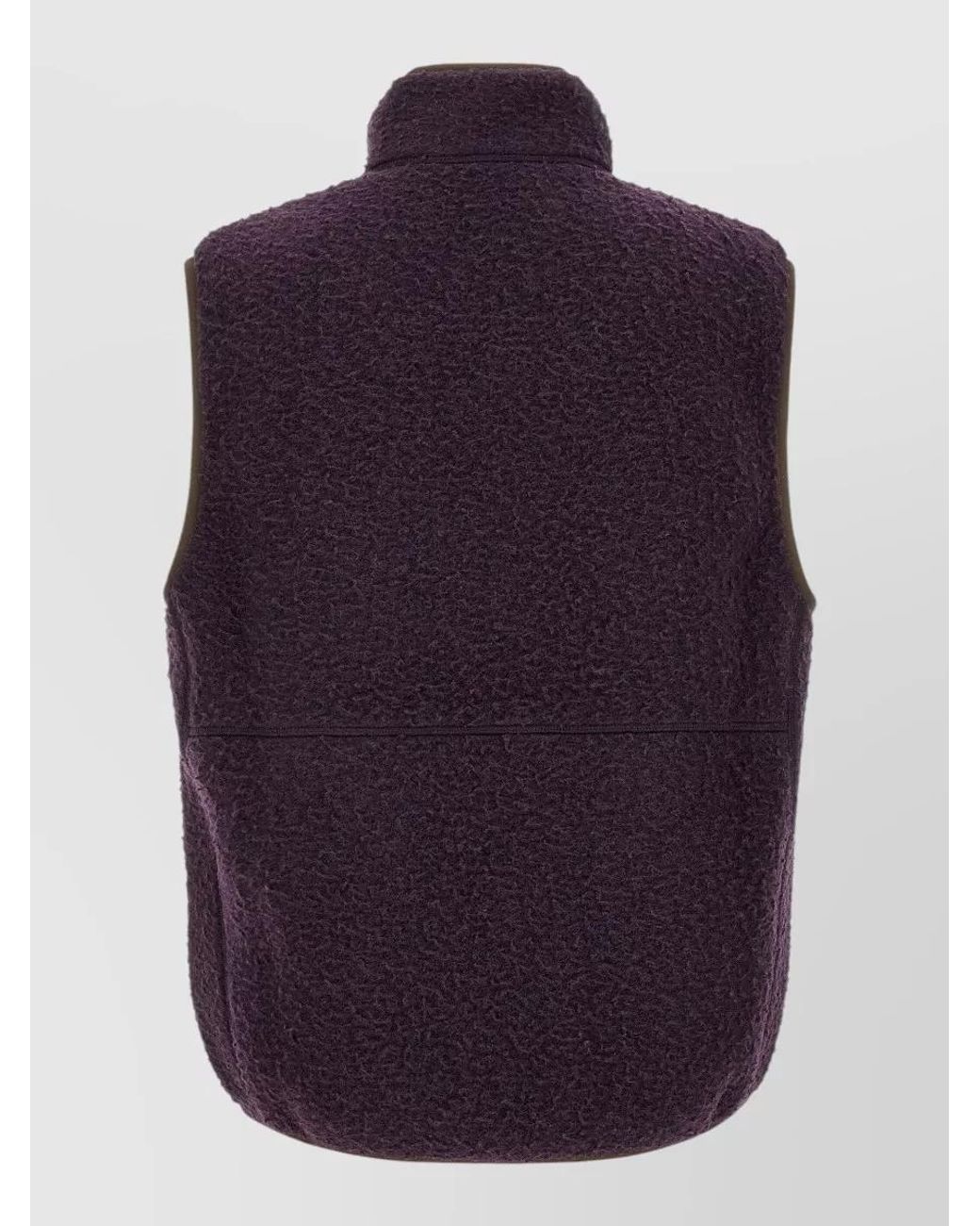 Moncler Purple Textured Padded Vest for men