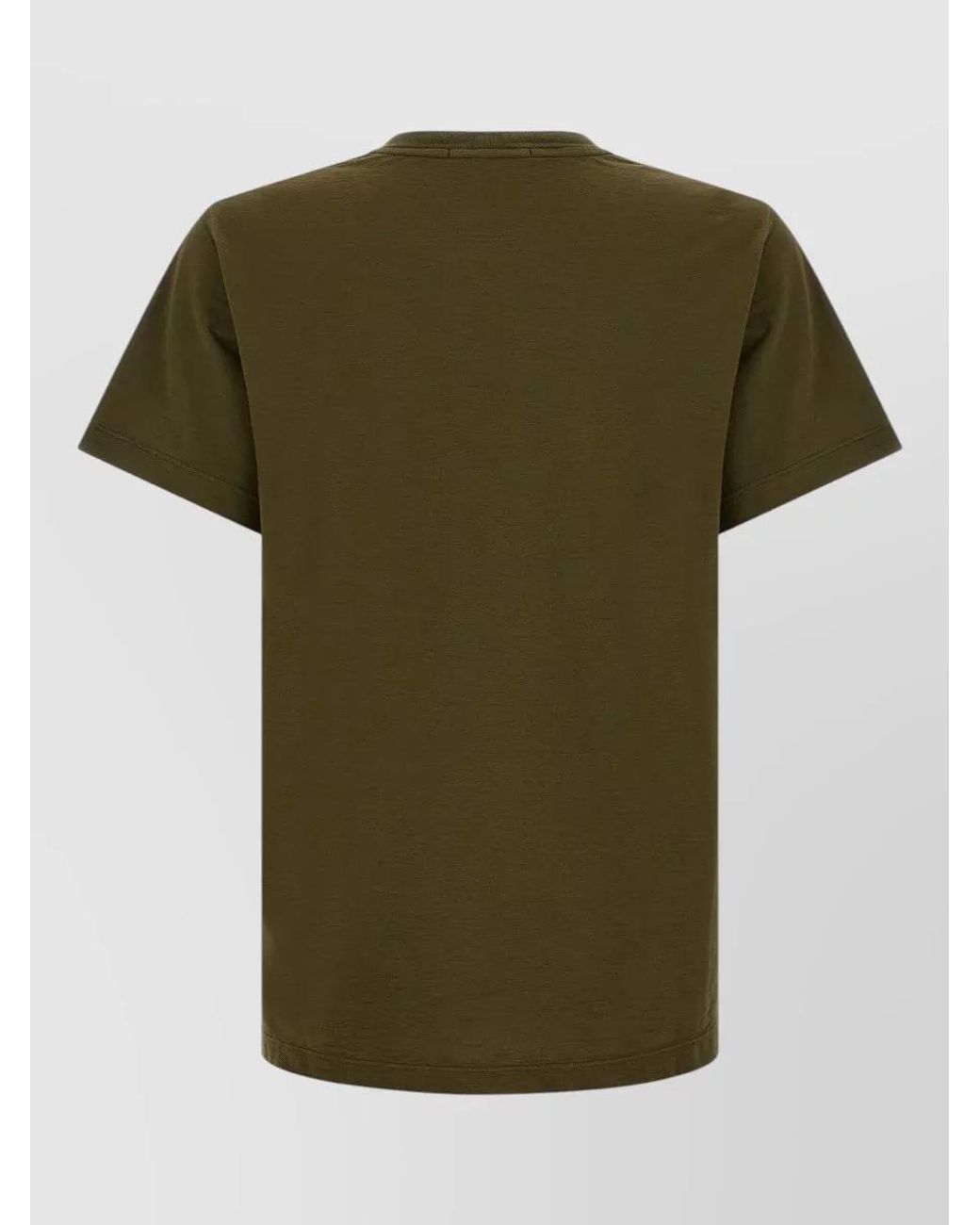 Stone Island Green Cotton Crew Neck Short Sleeve T-Shirt for men