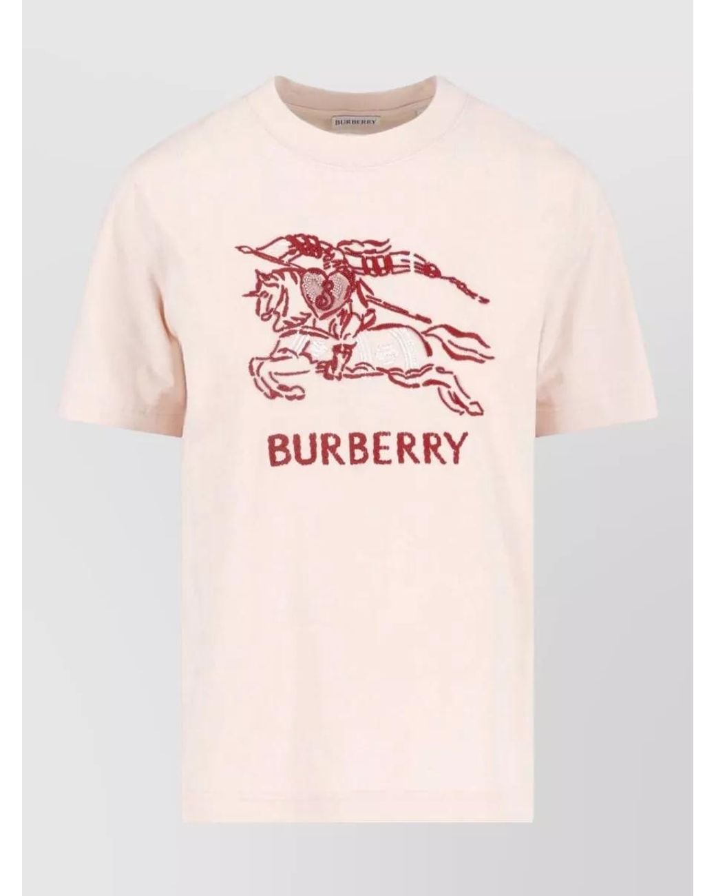 Burberry Pink Short-Sleeve T-Shirt