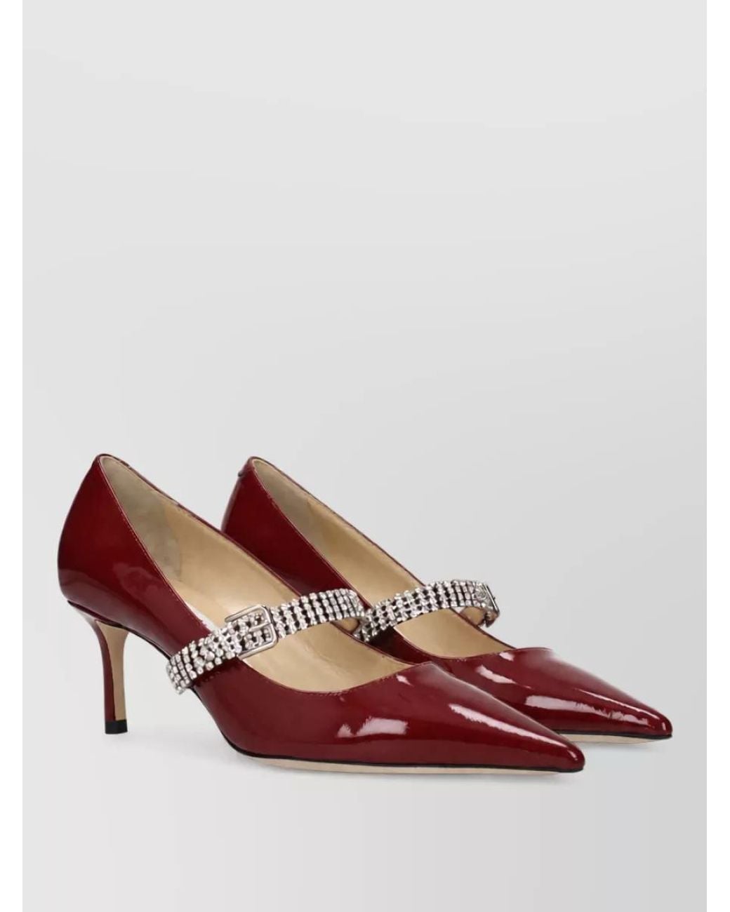 Jimmy Choo Brown Patent Leather High Heel Pumps