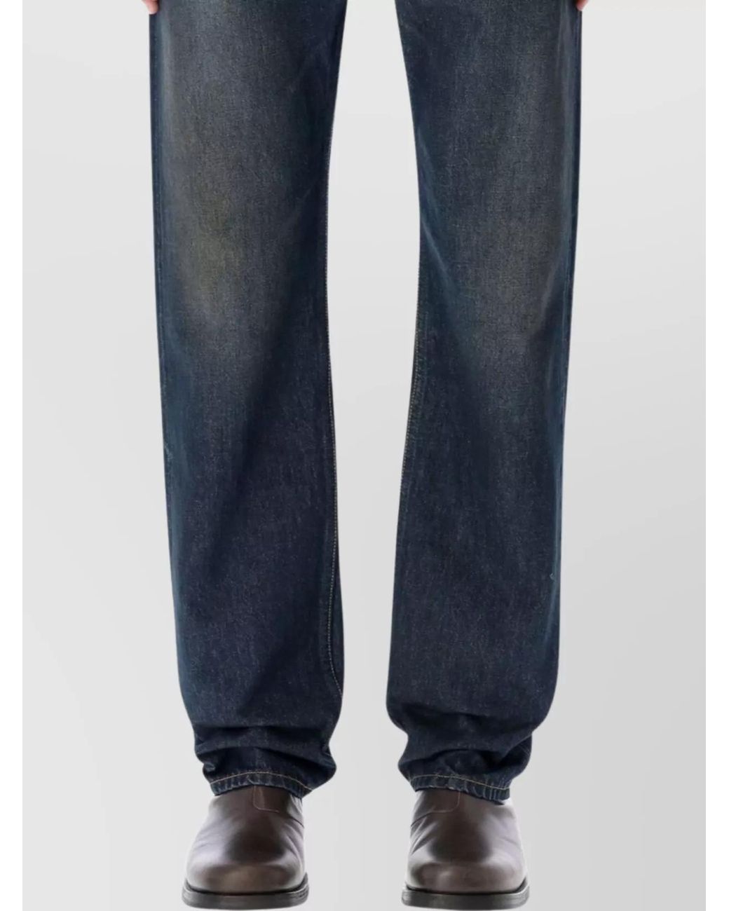 Our Legacy Blue Denim Regular-Fit Straight-Leg Jeans for men