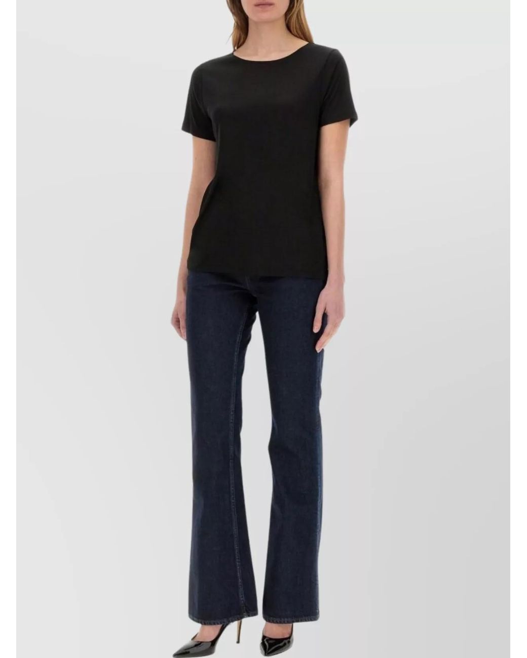 Fay Black Regular-Fit T-Shirt