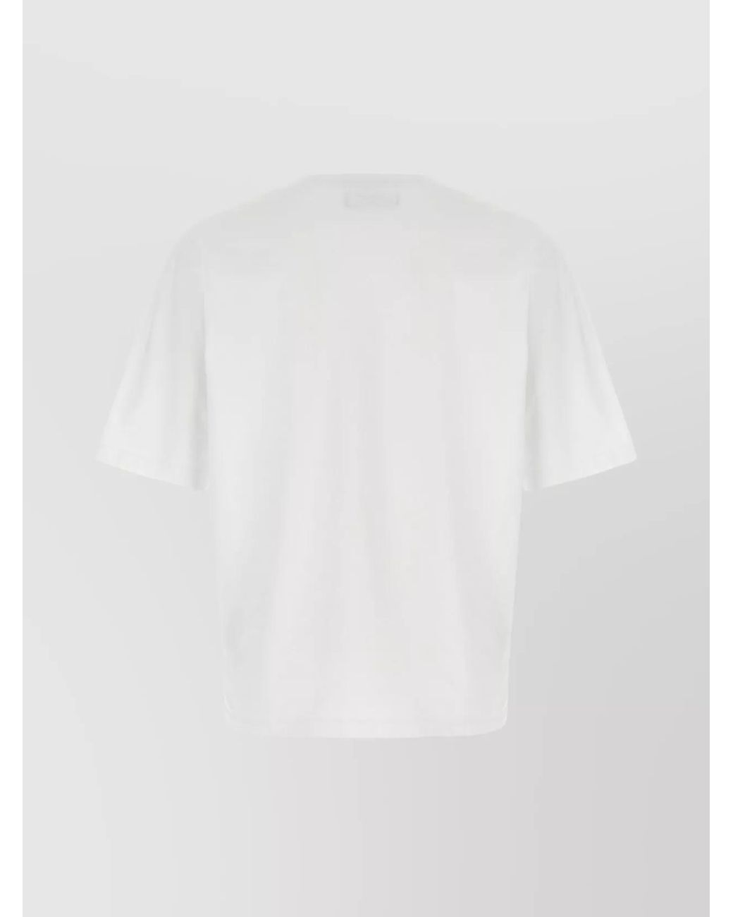 DSquared² White Cotton Loose-Fit Short-Sleeve T-Shirt for men