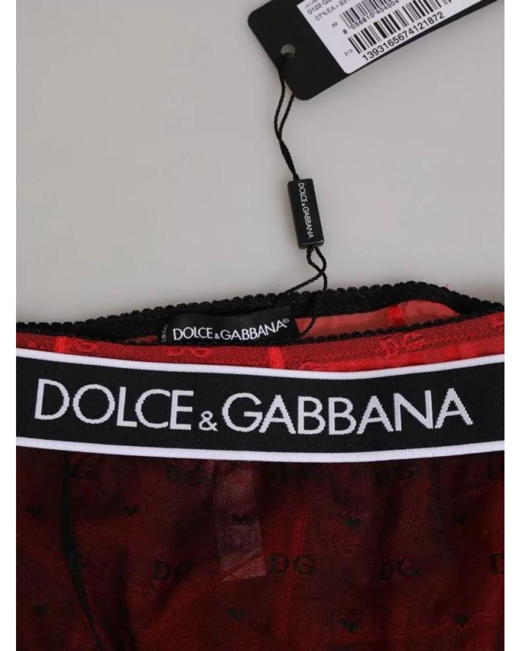Dolce & Gabbana Red High-Rise Briefs