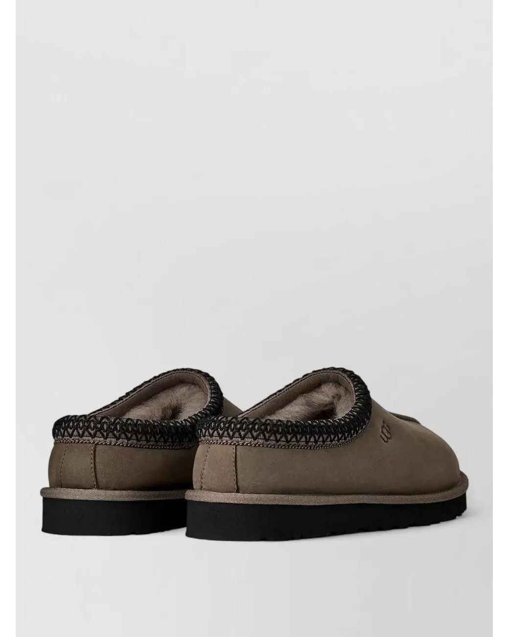 Ugg Brown Leather Slippers for men