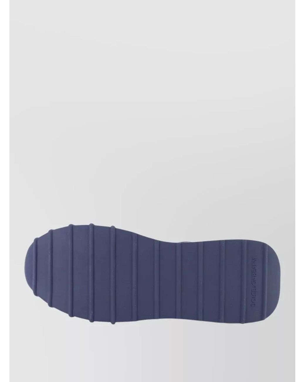 Dolce & Gabbana Blue Suede Panelled Low-Top Sneakers for men