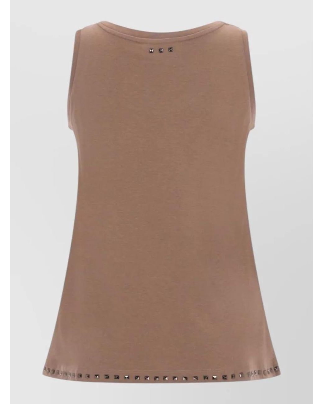 Max Mara Brown Sleeveless Top