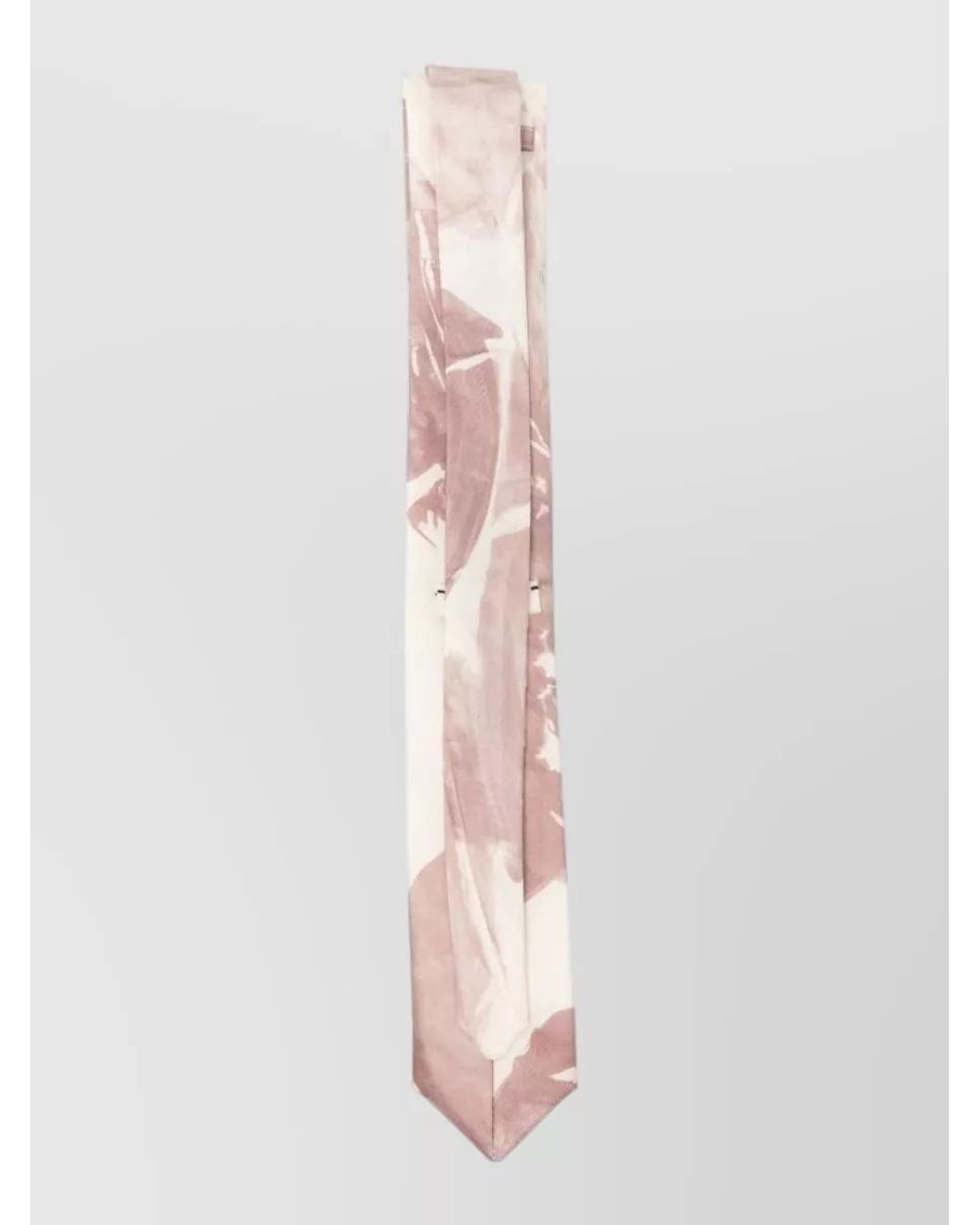 Alysi Pink Silk Printed Tie