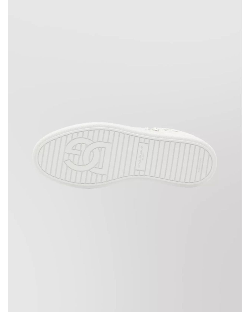 Dolce & Gabbana White Sports Shoes