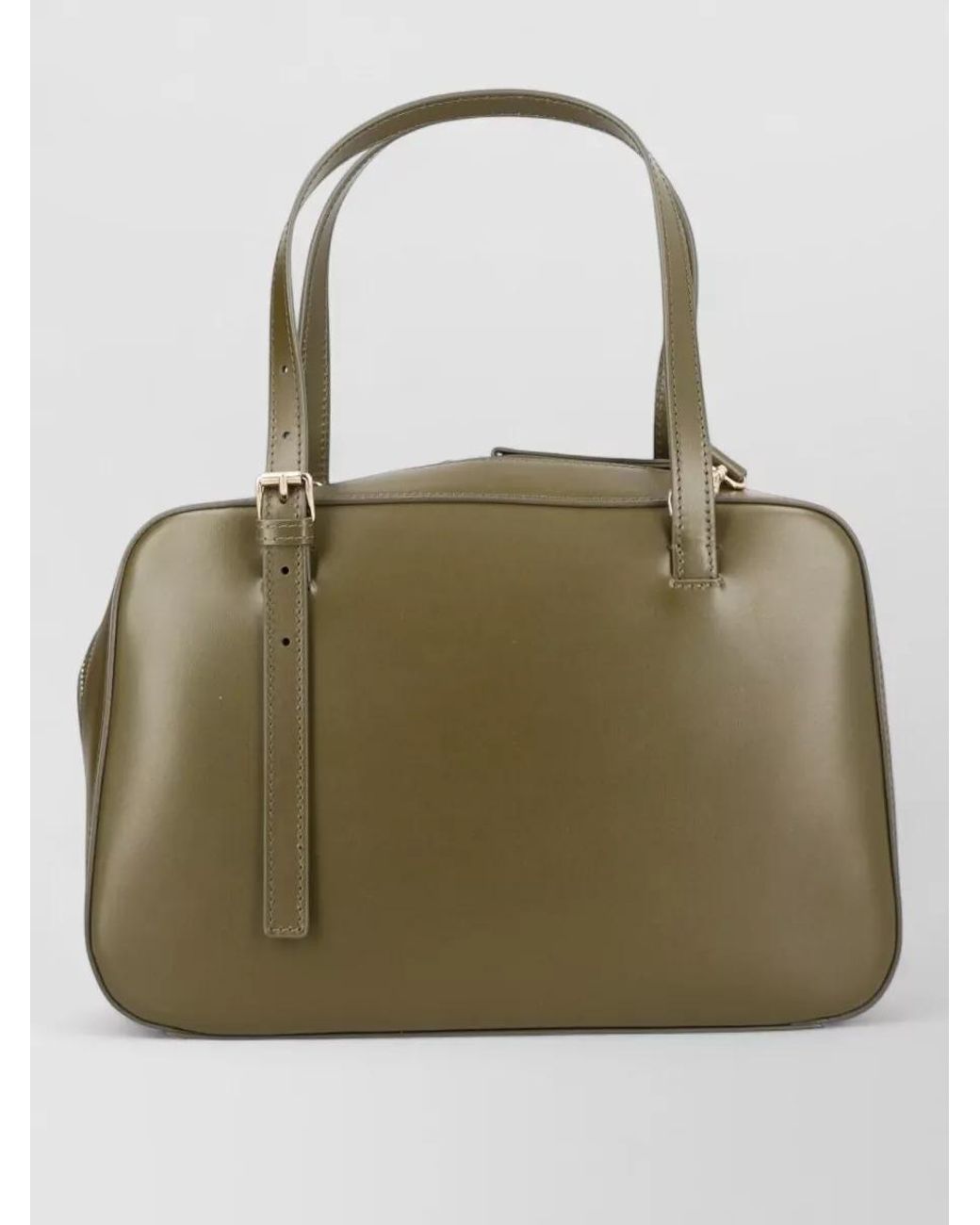 A.P.C. Green Virginie Leather Shoulder Bag