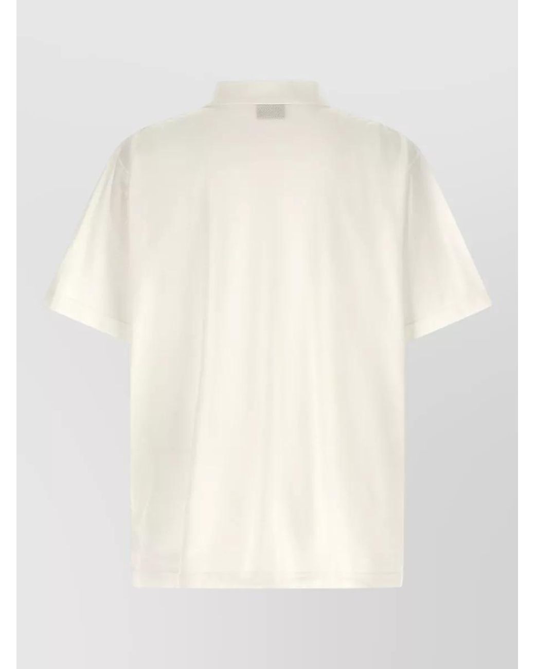 Balenciaga Natural Oversized Cotton Polo Shirt for men