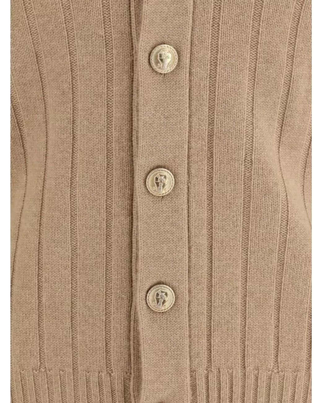 Brunello Cucinelli Natural Cashmere Cardigan for men