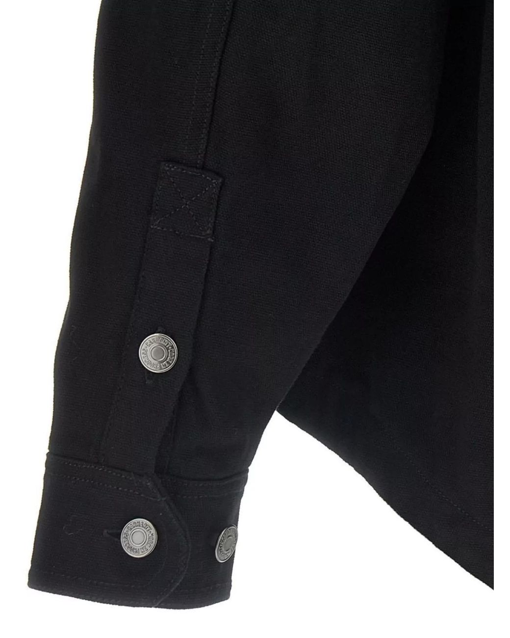 Carhartt Black Canvas Shirt Jacket for men