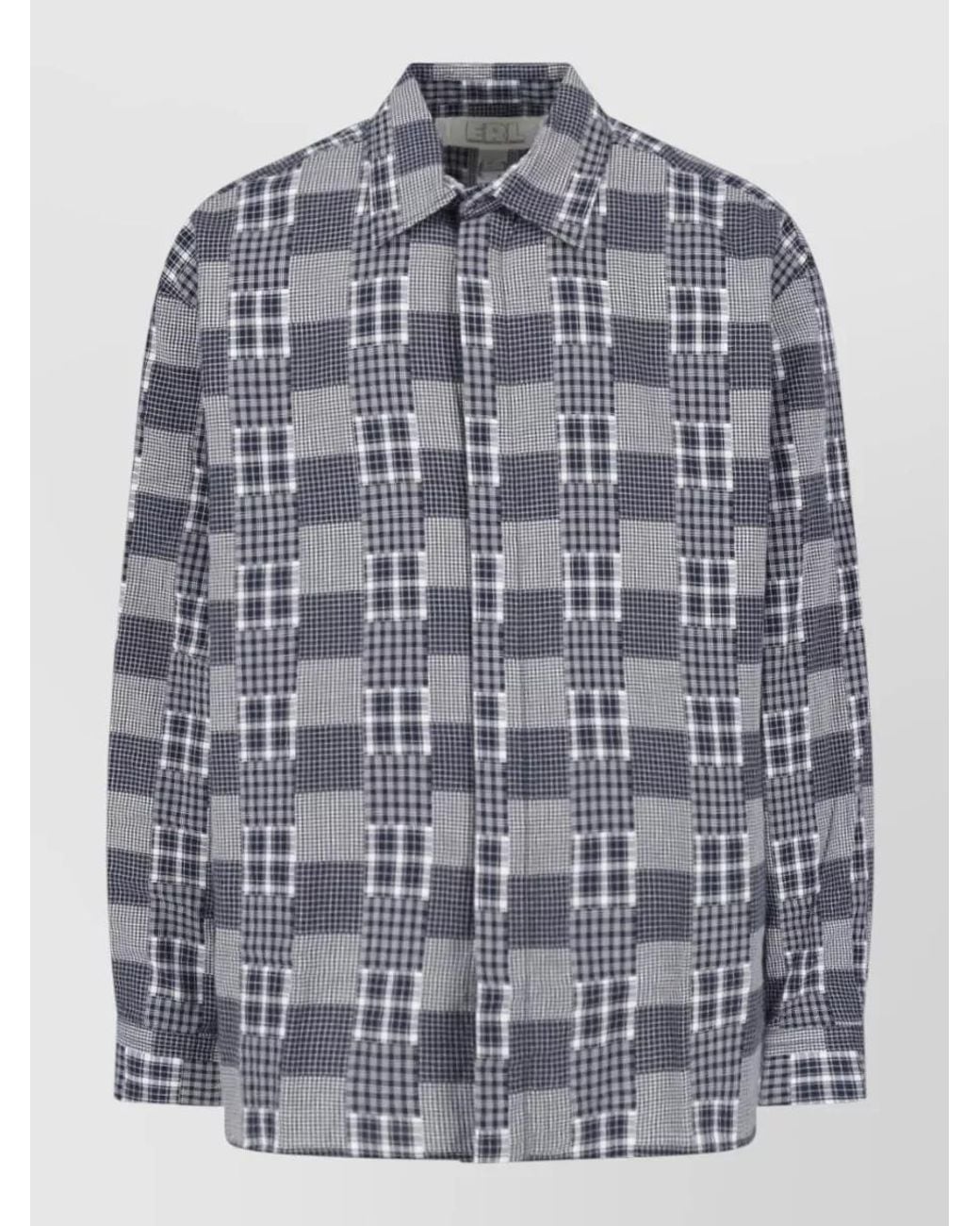 ERL Blue Cotton Shirt