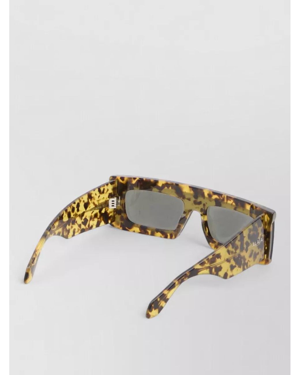 Alaïa Multicolor Acetate Mask Sunglasses
