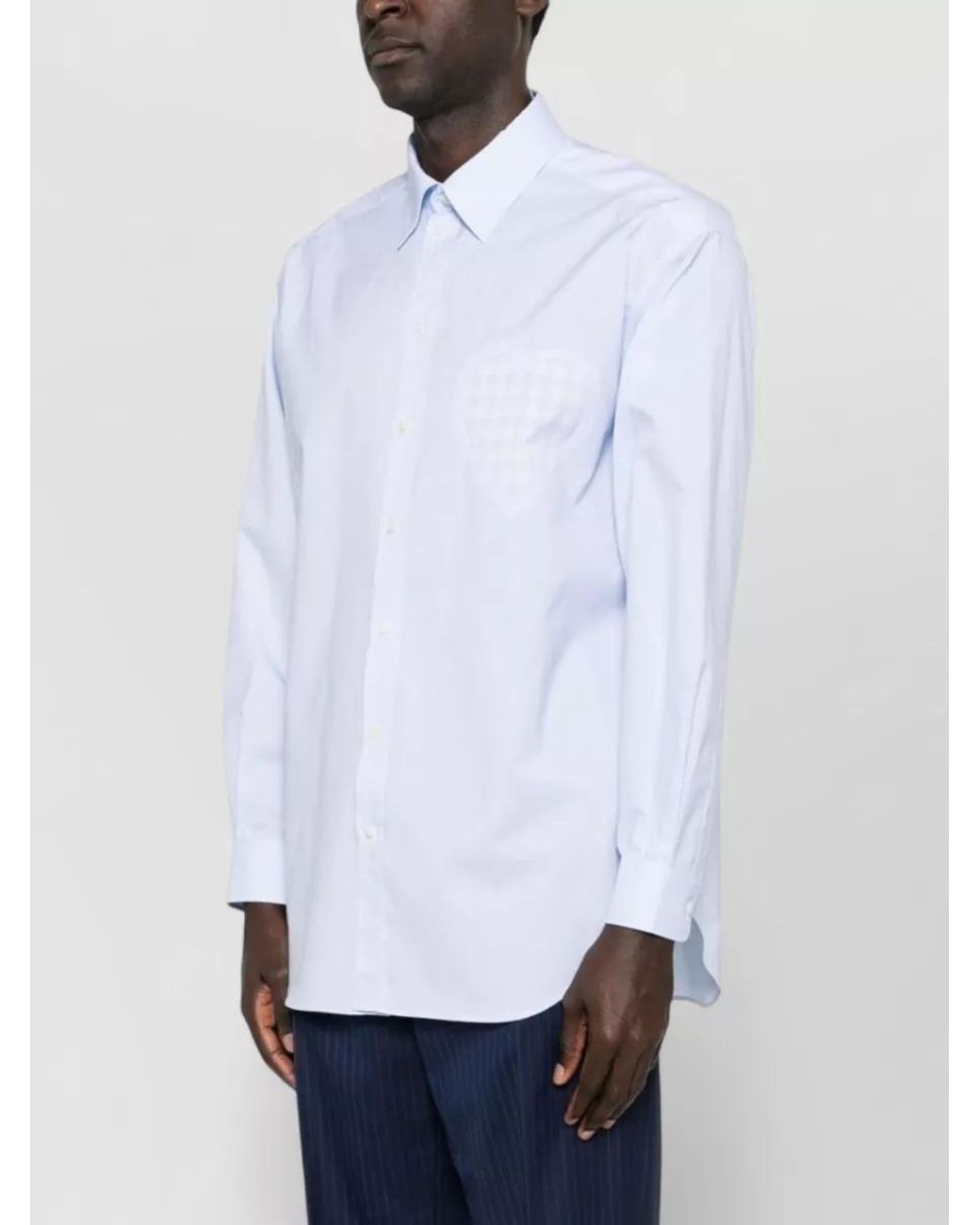 Moschino White Cotton Shirt for men
