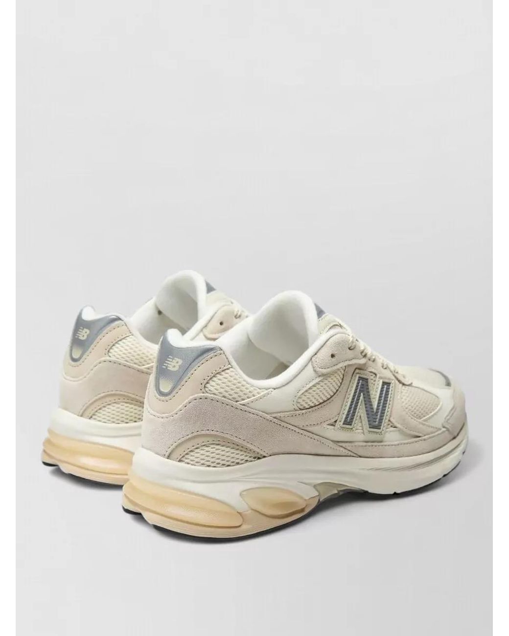 New Balance Natural Suede Mesh Low-Top Sneakers