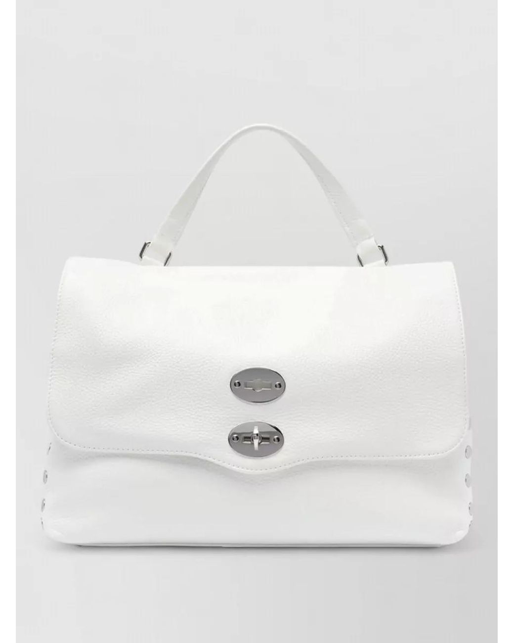 Zanellato White Leather Tote Bag