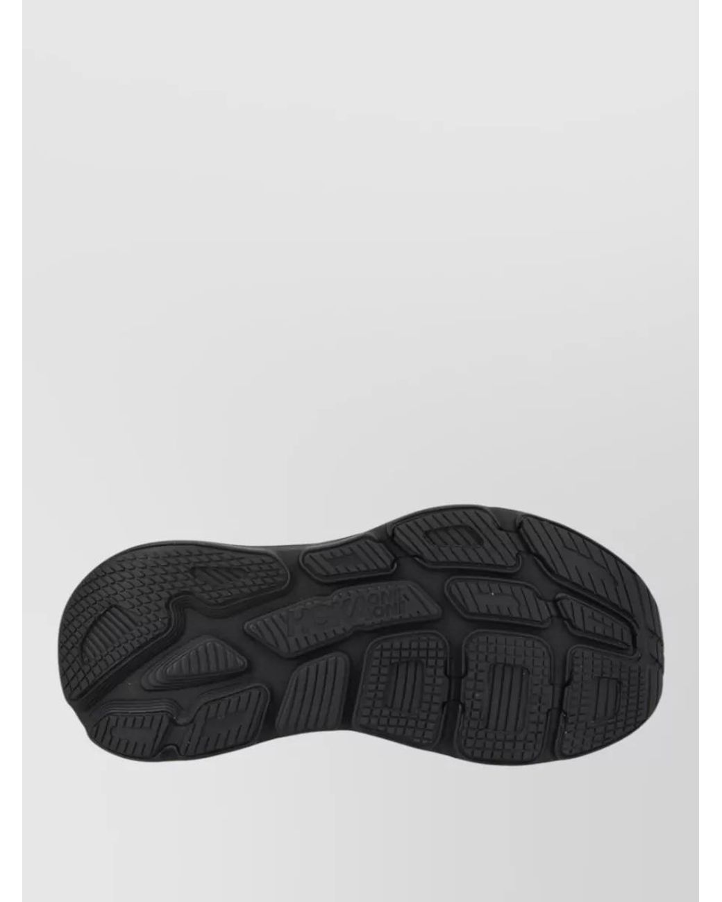 Hoka One One Black Textile Low-Top Sneakers