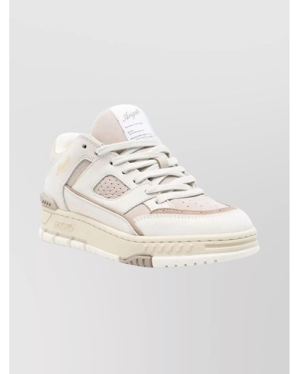 Axel Arigato White Leather Low-Top Sneakers