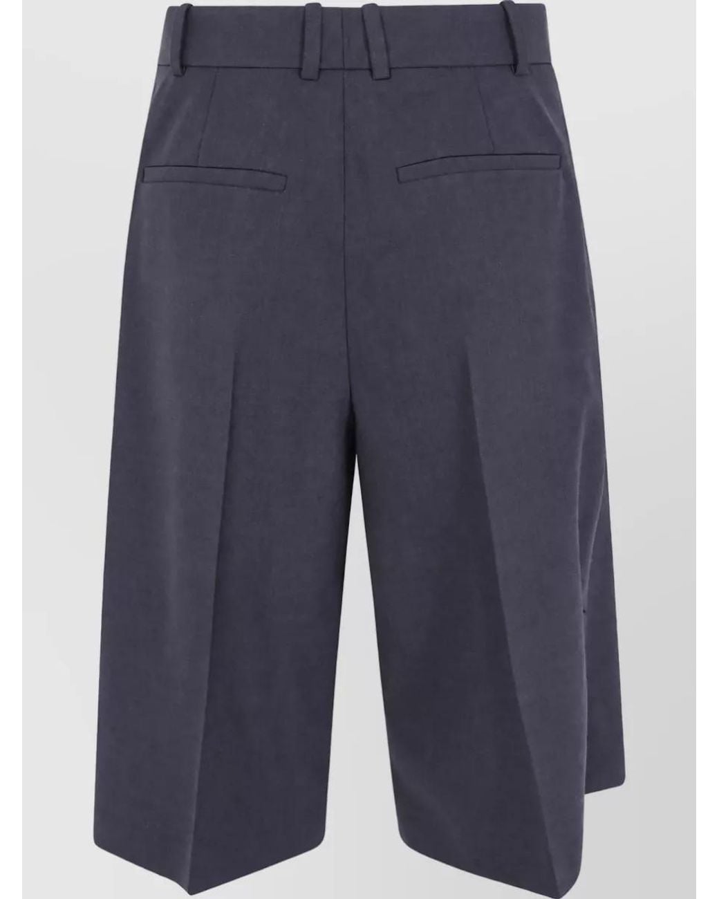 Joseph Blue Virgin Wool Tailored Shorts