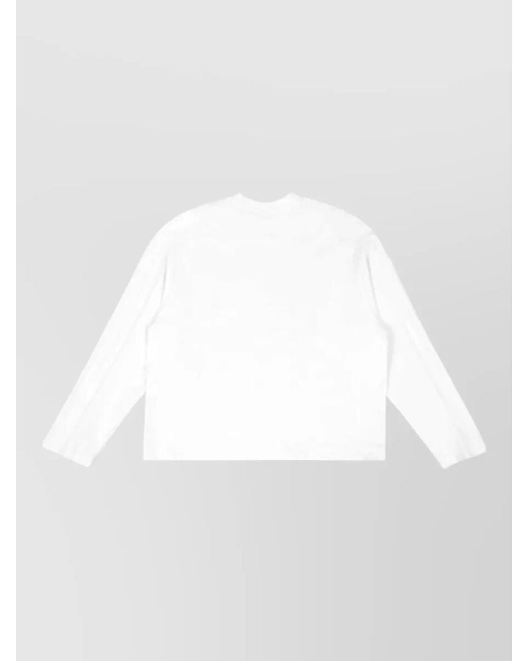 Entire studios White Heavy Cotton Long-Sleeve T-Shirt for men