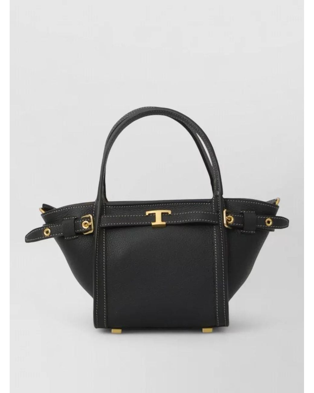 Tod's Black T Timeless Mini Leather Mini Bag
