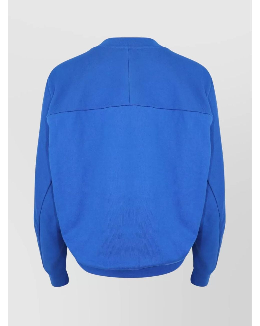 McQueen Blue Cotton Printed Regular-Fit Sweatshirt