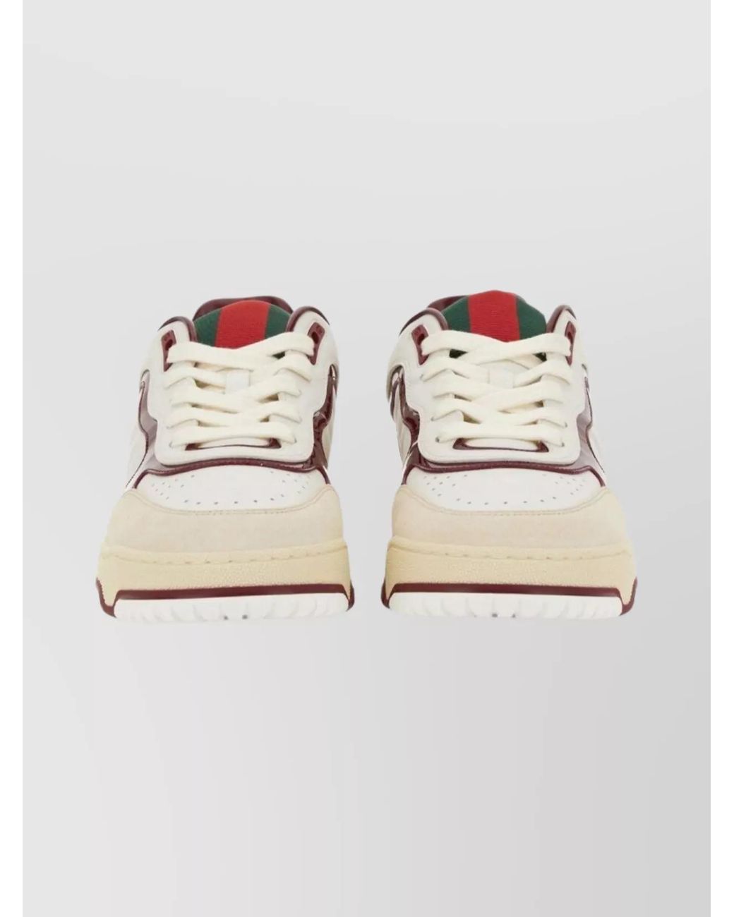 Gucci Metallic Calf Leather Low-Top Sneakers