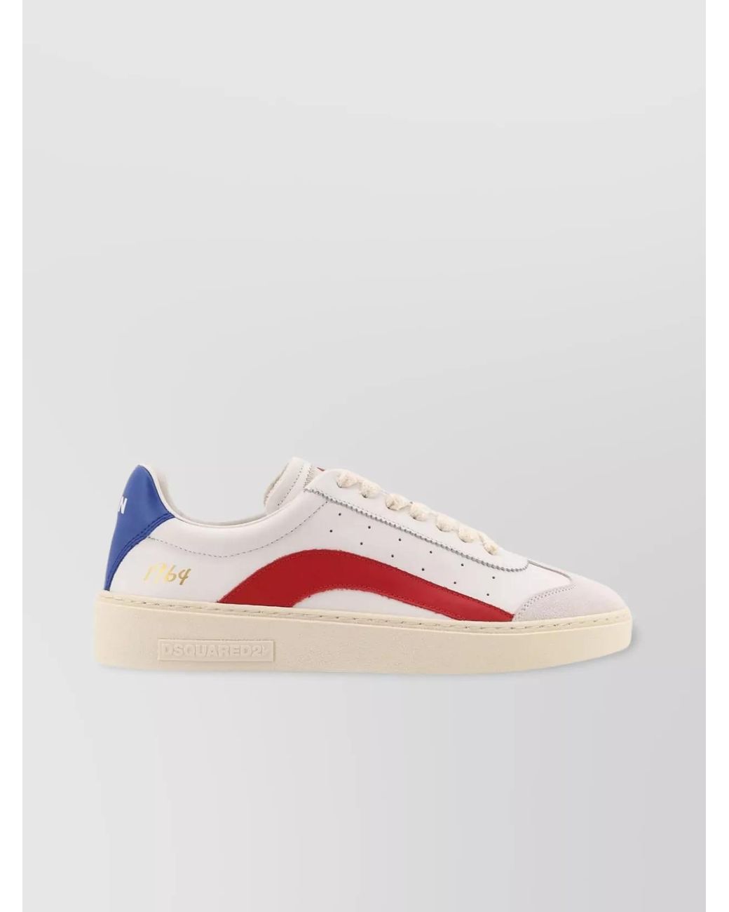 DSquared² Pink Leather Low-Top Sneakers for men