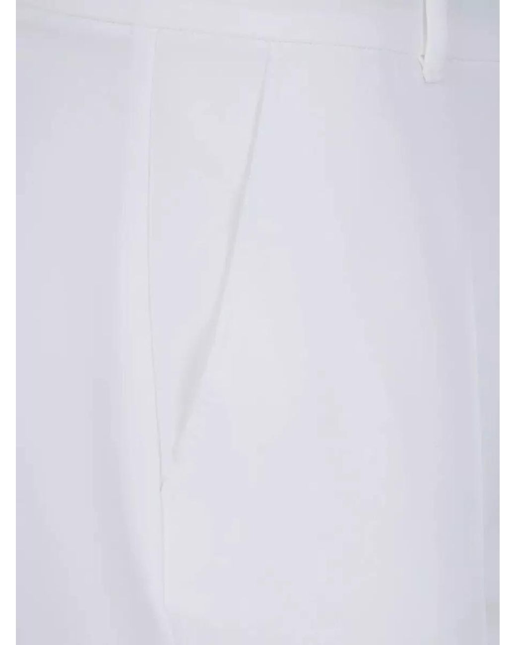 Max Mara White Jerta Tailored Trousers