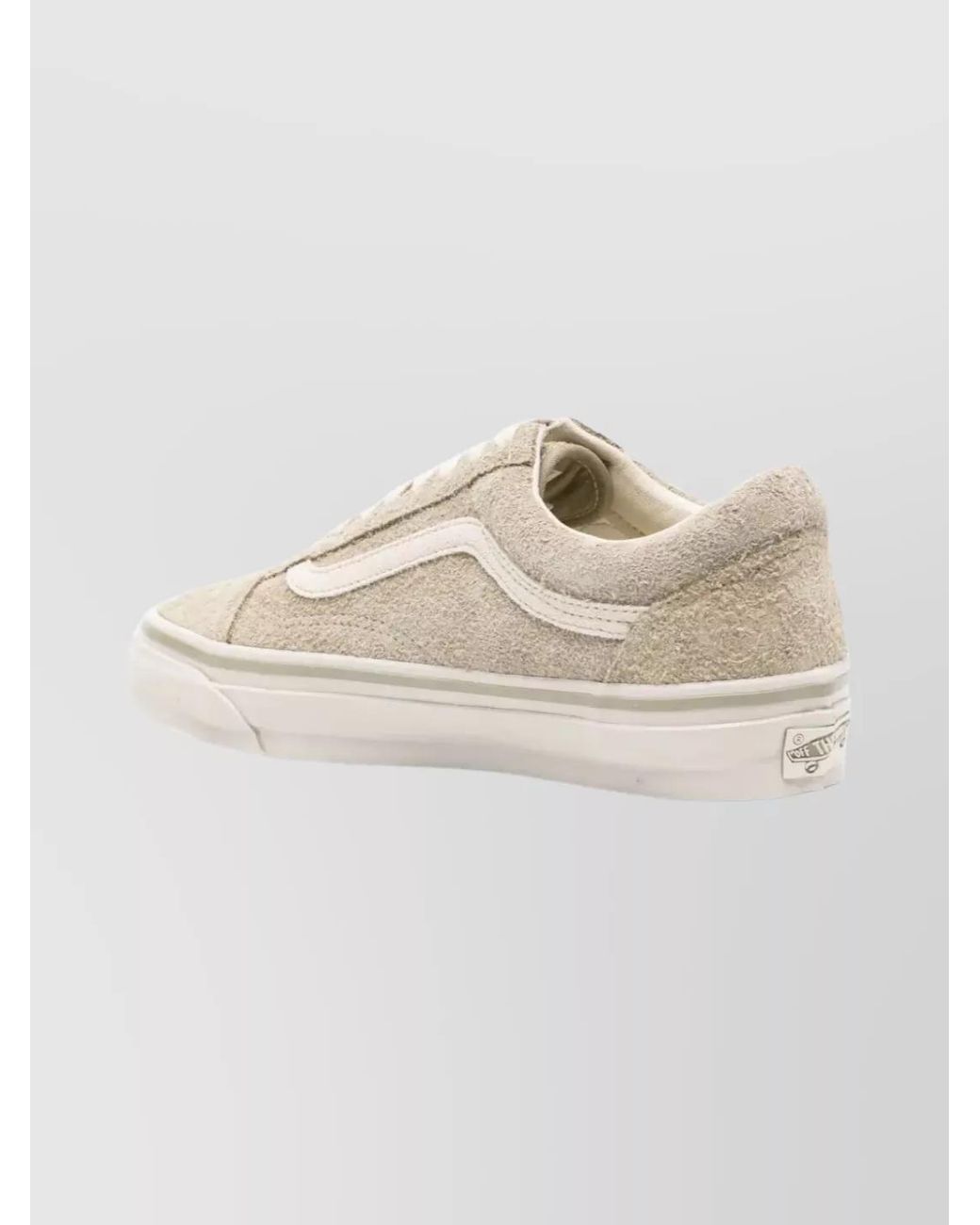 Vans White Canvas Low-Top Sneakers