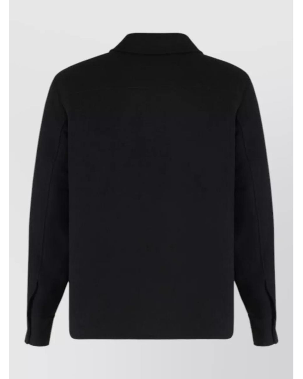 Canada Goose Black Wool Shirt Jacket for men
