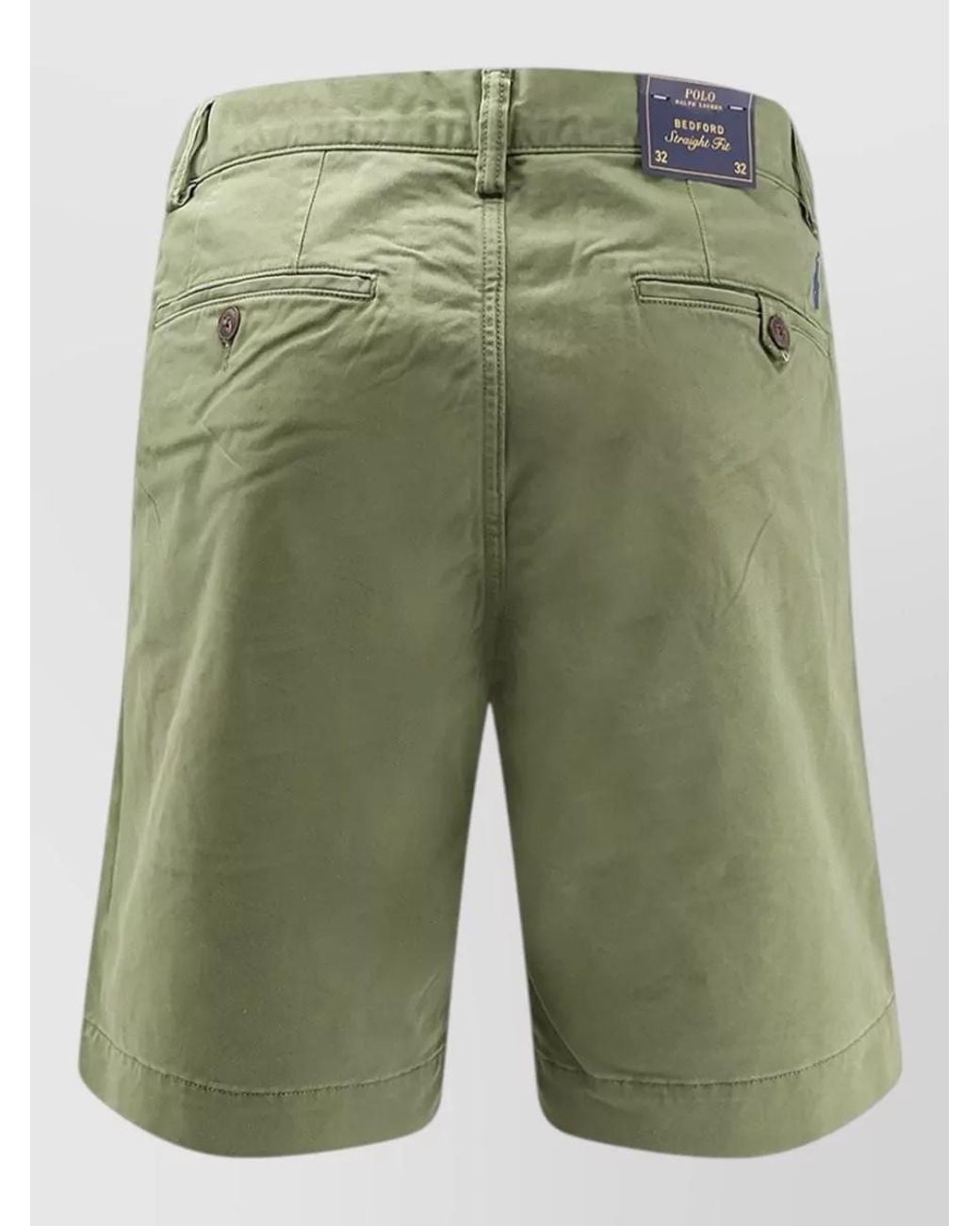 Polo Ralph Lauren Green Straight-Fit Chino Shorts for men