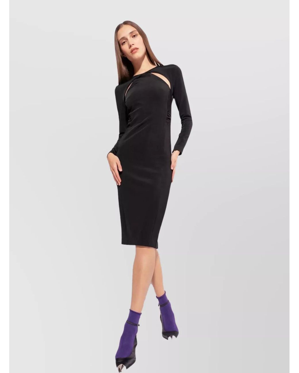 Pinko Black Knee-Length Dress