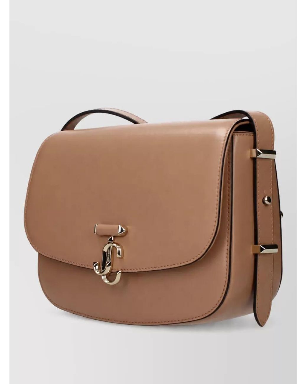 Jimmy Choo Brown Leather Shoulder Bag