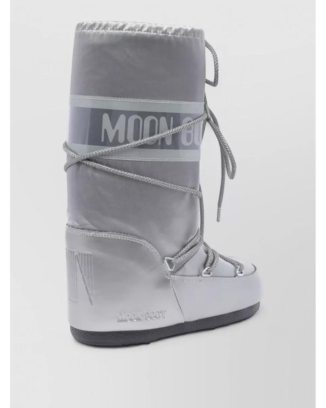 Moon Boot Gray High Ankle Snow Boots
