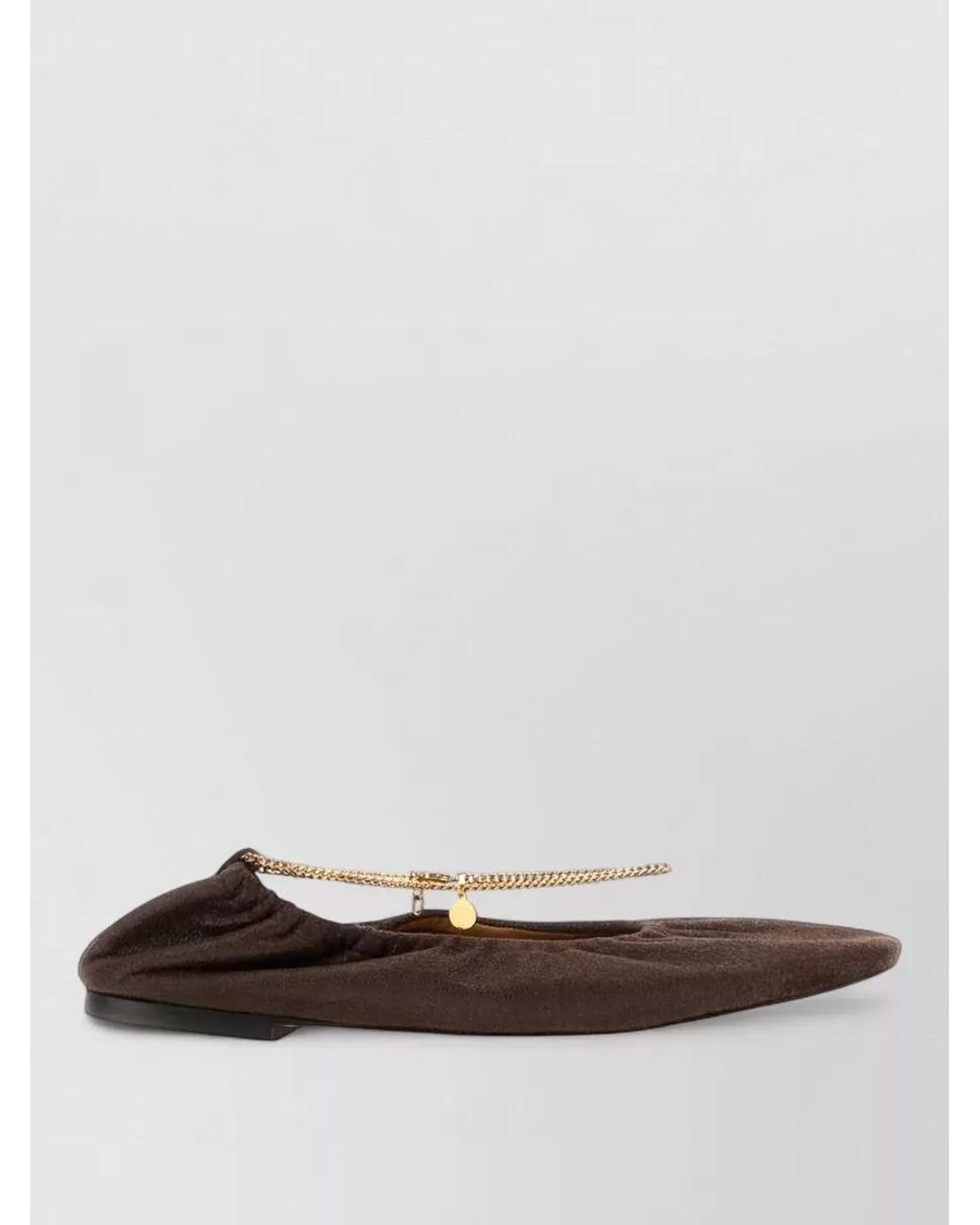 Stella McCartney White Shaggy Deer Ballerina Shoes