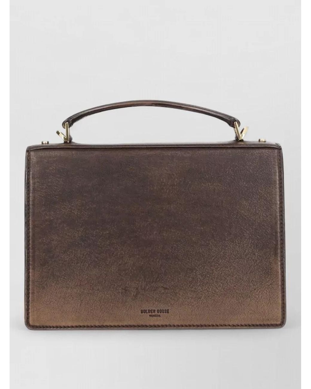 Golden Goose Deluxe Brand Brown Na Calf Leather Cross-Body Bag