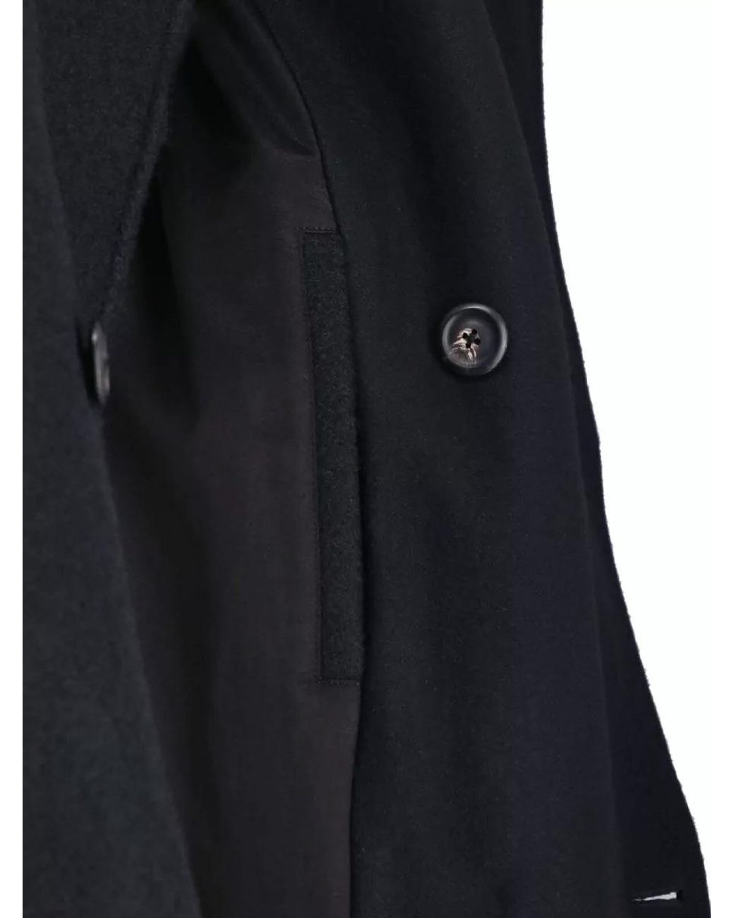 Our Legacy Blue Virgin Wool Double-Breasted Coat for men