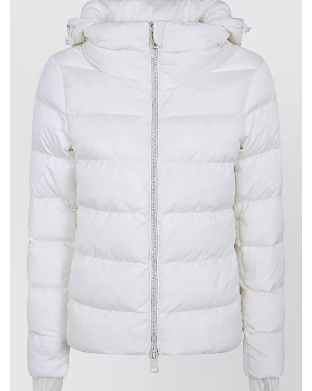 Herno White A-Shape Chamonix Parka Coat